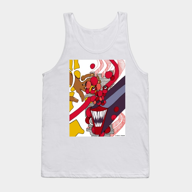 Invisible Hand Tank Top by dennye